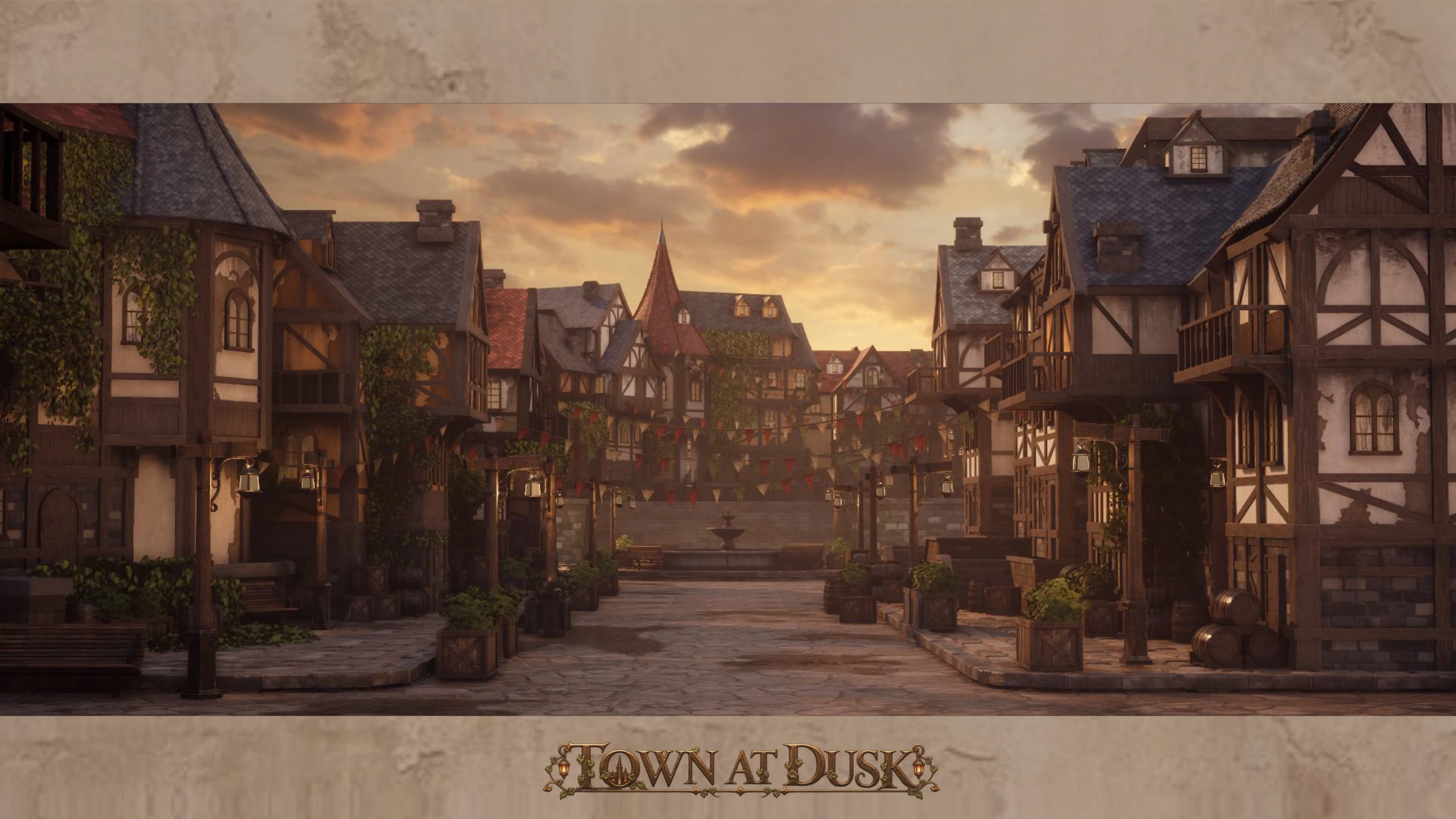 Town at Dusk / 小镇场景 · 01