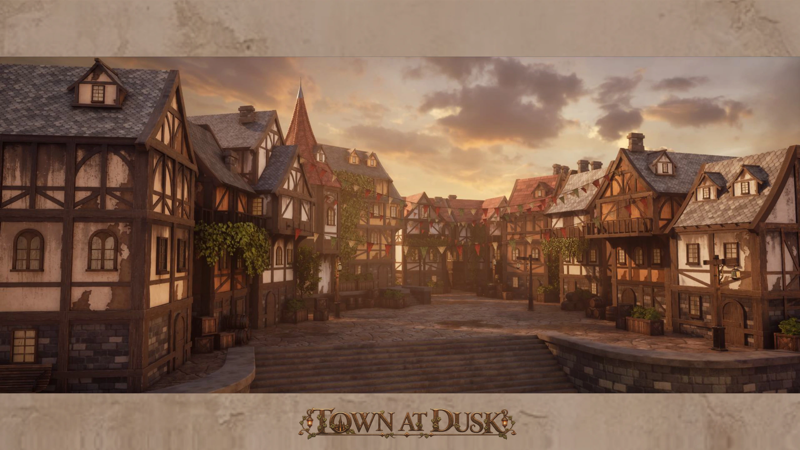 Town at Dusk / 小镇场景 · 02