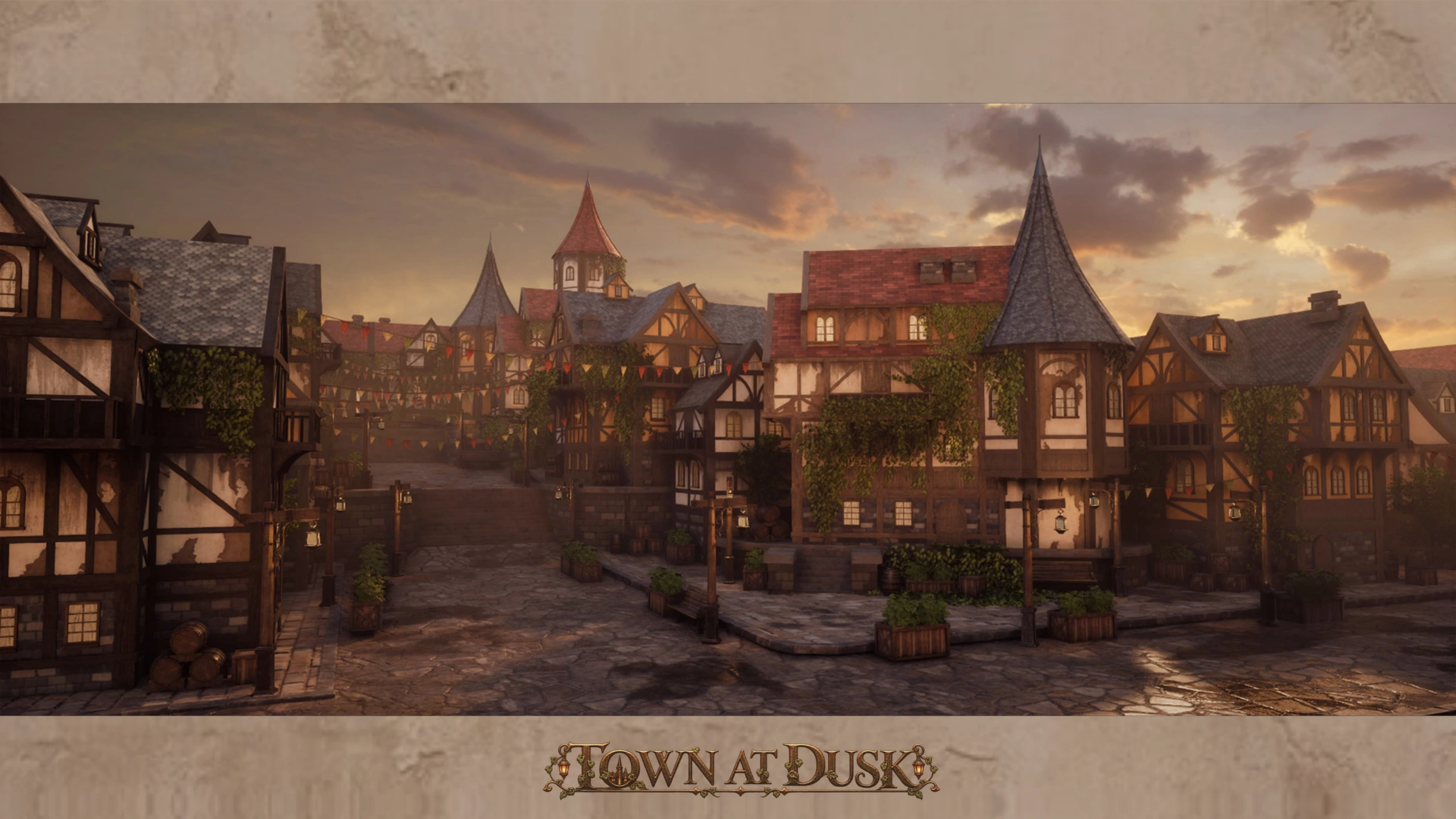 Town at Dusk / 小镇场景 · 07