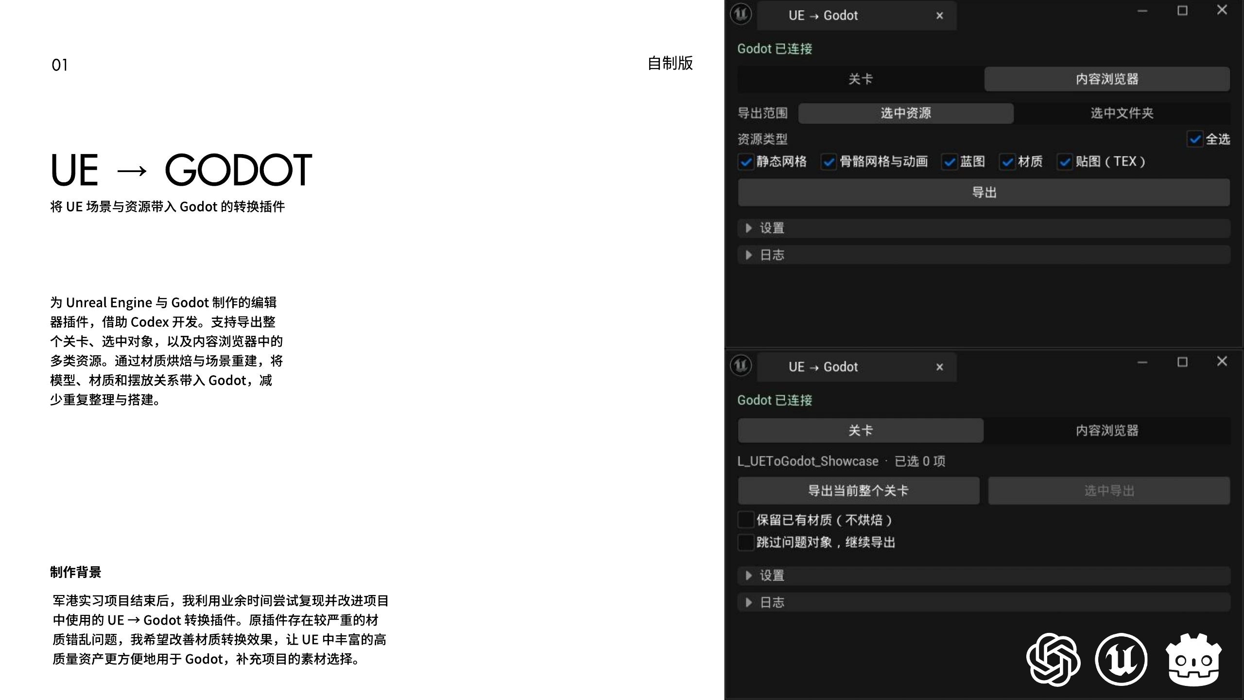 UE → Godot / 插件介绍