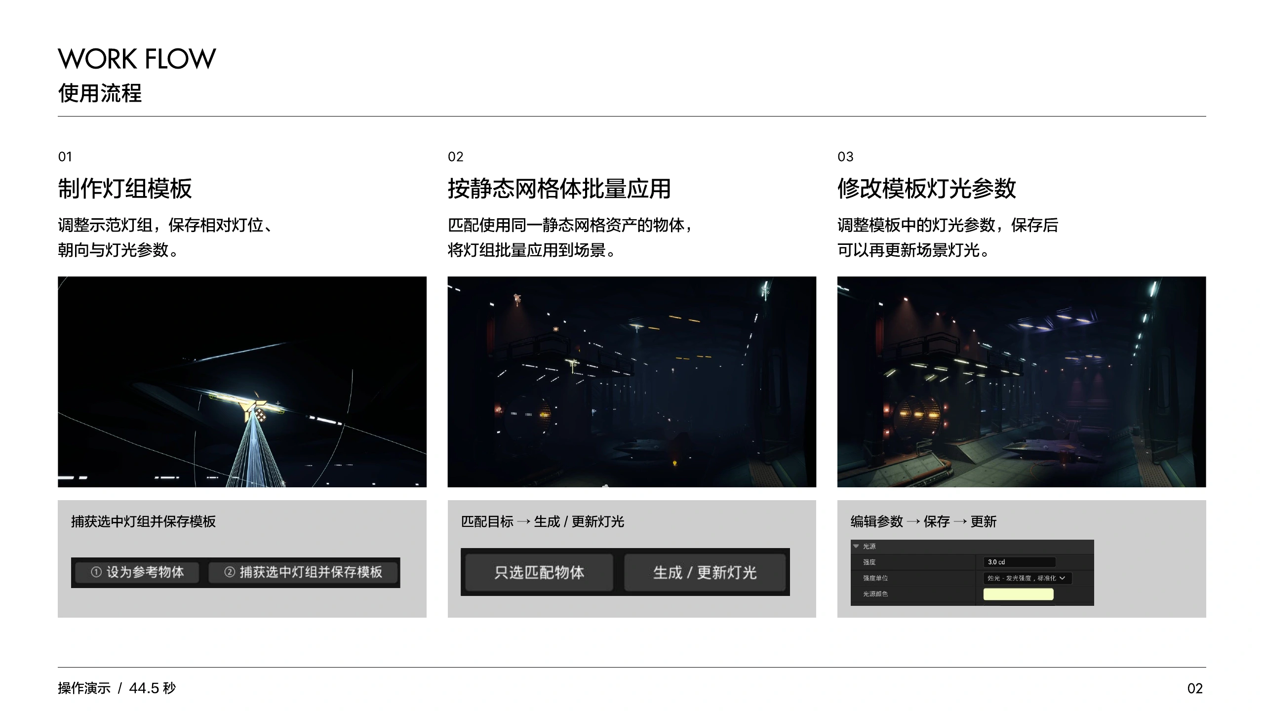 AUTO LIGHT / 灯组模板与批量布光